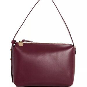 NEW WITH TAGS CLARE V. women's fleurine shoulder bag in plumingo
